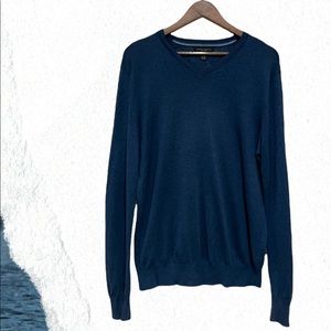 Blue unisex sweater